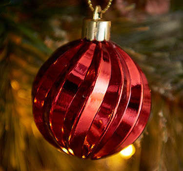 tacky foil christmas decorations